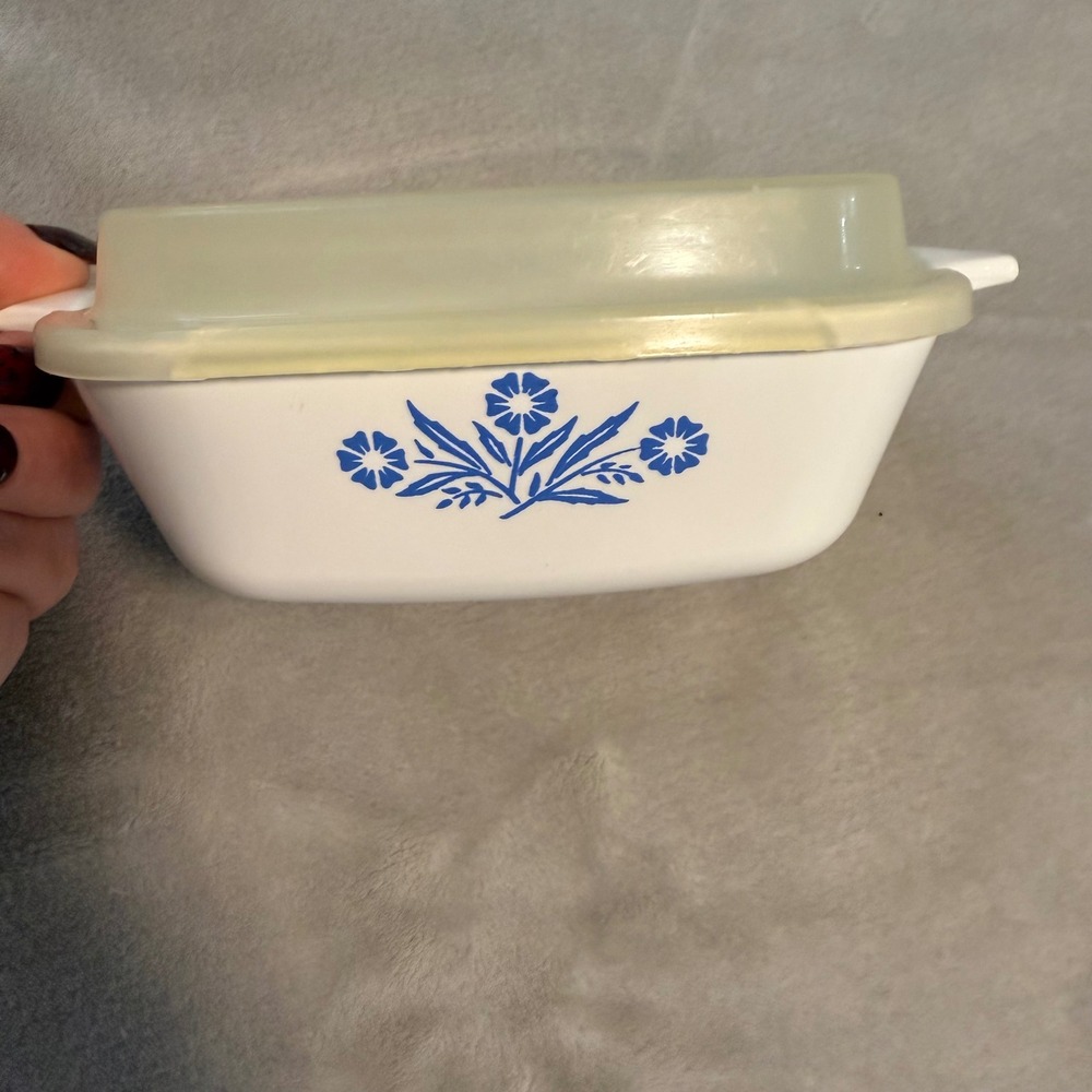 Vintage CorningWare‎ Blue Cornflower P-41 Petite Pan w/ Lid Corning